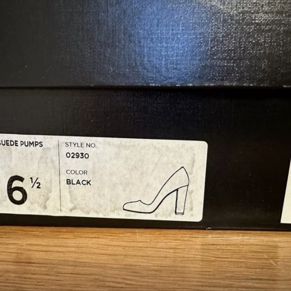 J Crew Etta Black Suede Pumps Heels Womens Size 6.5 - Picture 8 of 9